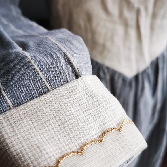 Period Drama Inspired square collar Vintage Dress - Picture 4 of 5